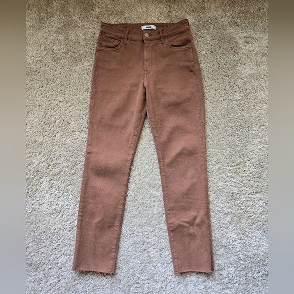 Mavi Denim - Mavi Viola jeans brown high rise slim straight raw hem womens 25/27